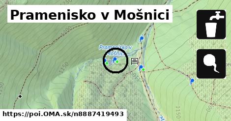 Pramenisko v Mošnici