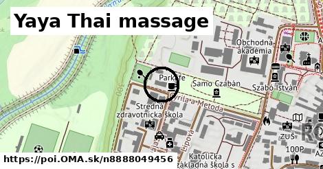 Yaya Thai massage