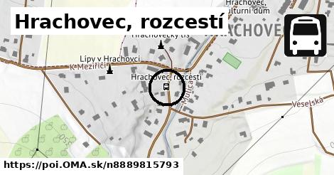 Hrachovec, rozcestí