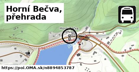 Horní Bečva, přehrada