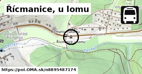 Řícmanice, u lomu