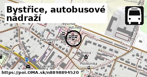 Bystřice, autobusové nádraží