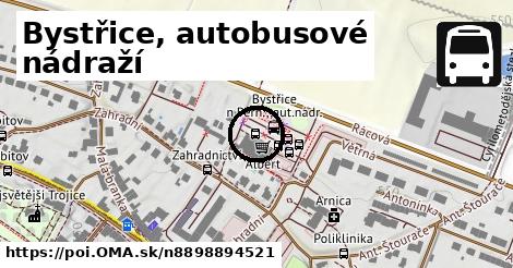 Bystřice, autobusové nádraží