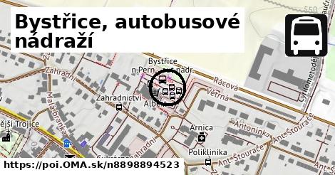 Bystřice, autobusové nádraží