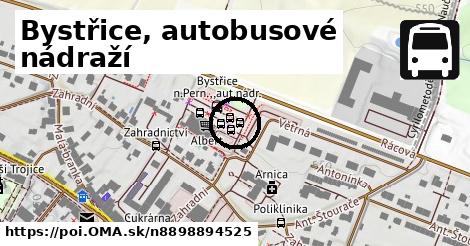 Bystřice, autobusové nádraží