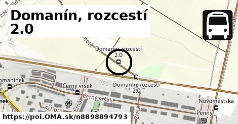 Domanín, rozcestí 2.0