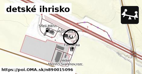 detské ihrisko