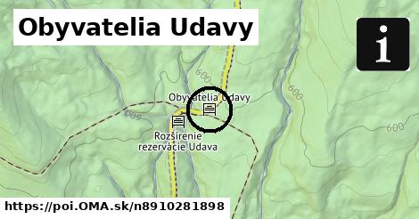 Obyvatelia Udavy