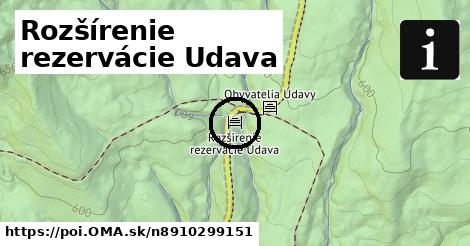 Rozšírenie rezervácie Udava