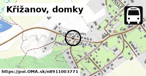 Křižanov, domky