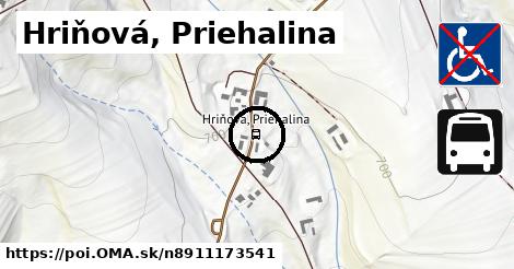 Hriňová, Priehalina