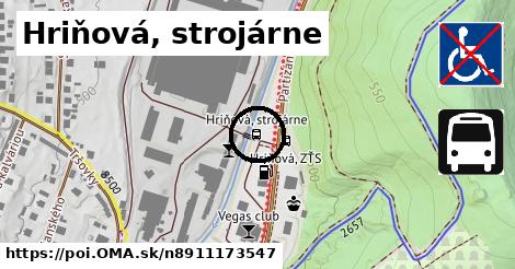 Hriňová, strojárne