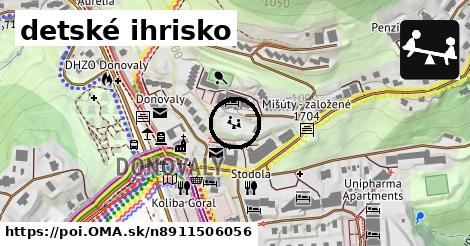 detské ihrisko