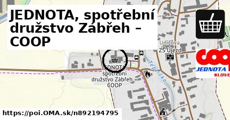 JEDNOTA, spotřební družstvo Zábřeh – COOP