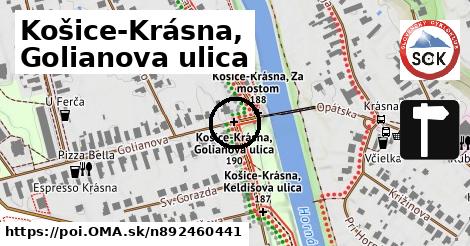 Košice-Krásna, Golianova ulica