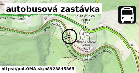 autobusová zastávka