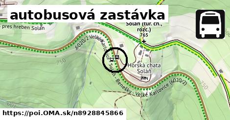 autobusová zastávka