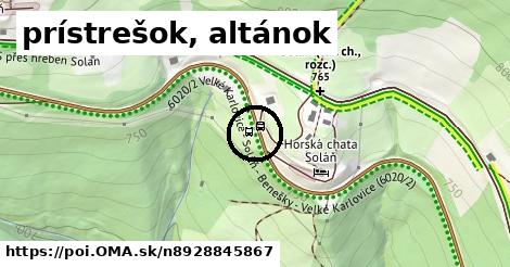 prístrešok, altánok