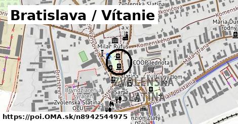 Bratislava / Vítanie