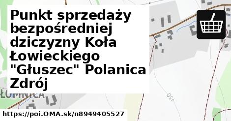 Punkt sprzedaży bezpośredniej dziczyzny Koła Łowieckiego "Głuszec" Polanica Zdrój