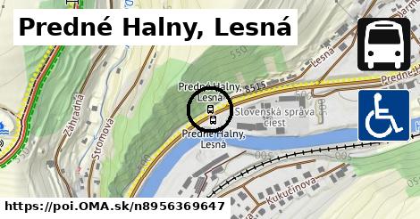 Predné Halny, Lesná