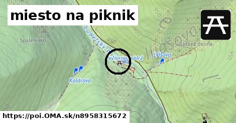 miesto na piknik