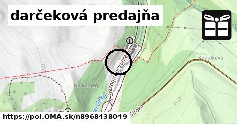 darčeková predajňa