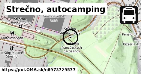 Strečno, autocamping