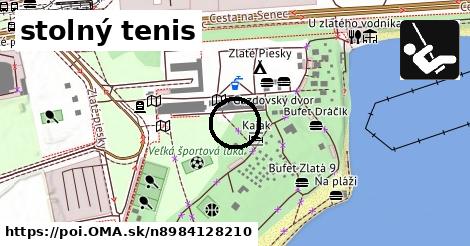 stolný tenis