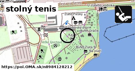 stolný tenis