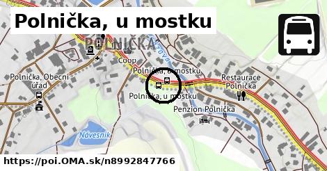 Polnička, u mostku