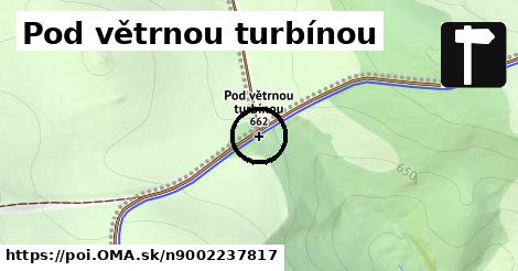 Pod větrnou turbínou