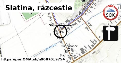 Slatina, rázcestie