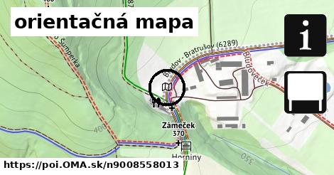 orientačná mapa