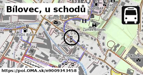 Bílovec, u schodů