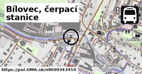 Bílovec, čerpací stanice