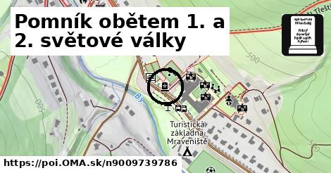 Pomník obětem 1. a 2. světové války