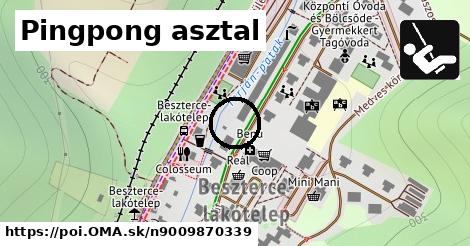 Pingpong asztal