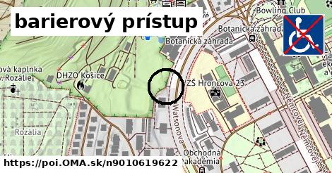 barierový prístup