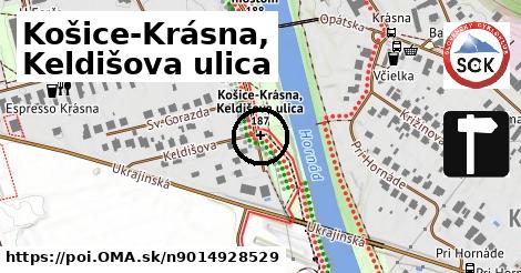 Košice-Krásna, Keldišova ulica