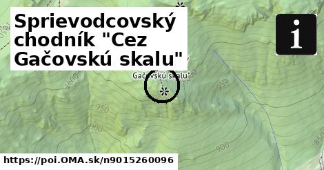 Sprievodcovský chodník "Cez Gačovskú skalu"