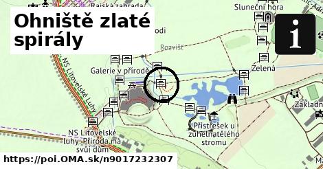 Ohniště zlaté spirály