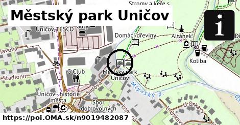 Městský park Uničov