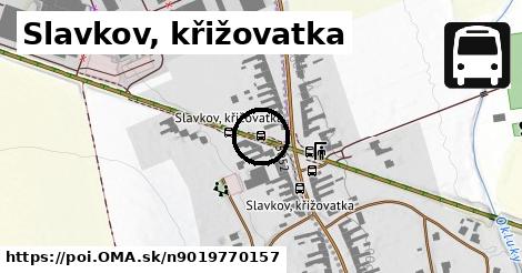 Slavkov, křižovatka