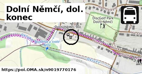 Dolní Němčí, dol. konec