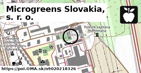 Microgreens Slovakia, s. r. o.