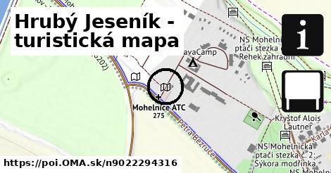 Hrubý Jeseník - turistická mapa