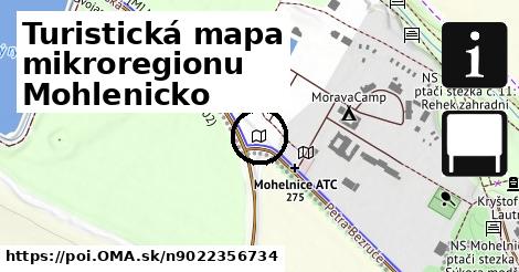 Turistická mapa mikroregionu Mohlenicko