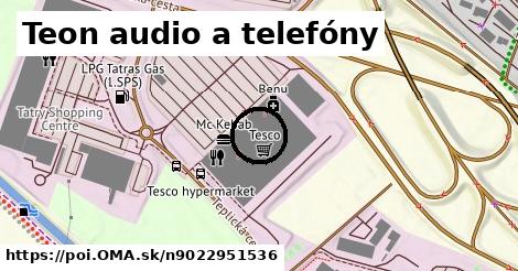 Teon audio a telefóny