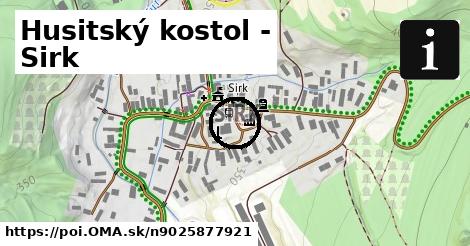 Husitský kostol - Sirk